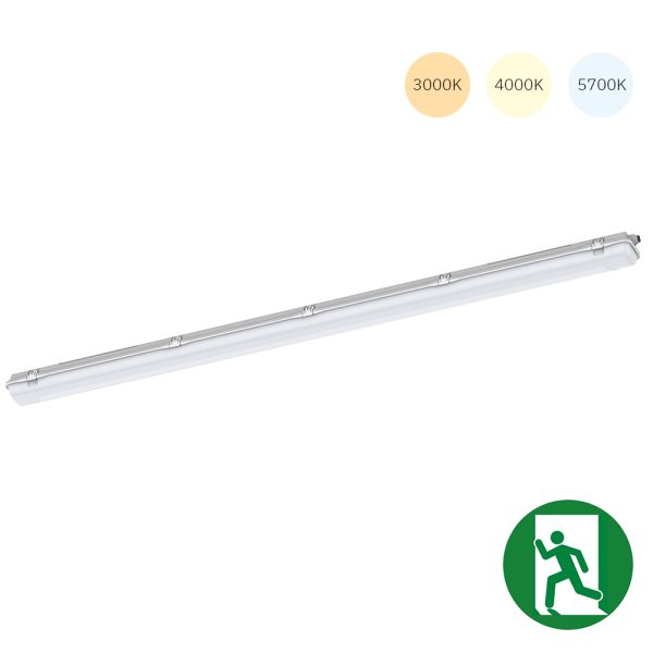 Tri-proof lightbar | 1560mm | 60W | 3-CCT | emergency