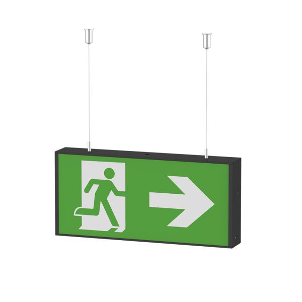 Ophangkit groot nood uitgangsbord
