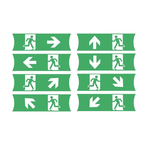 Pictogrammen noodverlichting